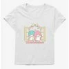 Budget ✨ Little Twin Stars Waving Hello 👧 Girls T-Shirt Plus Size ✨ -Cheap Sanrio Store 18897768 hi