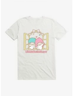 Top 10 🥰 Little Twin Stars Waving Hello T-Shirt 👏 -Cheap Sanrio Store 18898730 hi