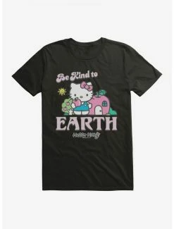 Buy 🤩 Hello Kitty Be Kind To The Earth T-Shirt 😍 -Cheap Sanrio Store 18921219 hi