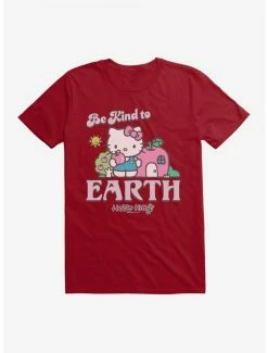 Buy 🤩 Hello Kitty Be Kind To The Earth T-Shirt 😍 -Cheap Sanrio Store 18921246 hi
