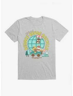 Wholesale 👏 Hello Kitty & Friends Earth Day Reduce, Reuse, Recycle T-Shirt 🧨 -Cheap Sanrio Store 18921385 hi
