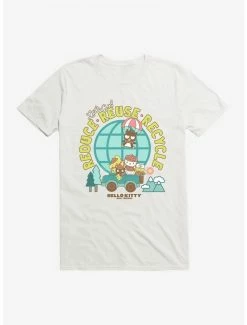Wholesale 👏 Hello Kitty & Friends Earth Day Reduce, Reuse, Recycle T-Shirt 🧨 -Cheap Sanrio Store 18921431 hi