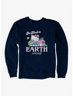 Cheap 🎁 Hello Kitty Be Kind To The Earth Sweatshirt 👍 -Cheap Sanrio Store 18921561 hi