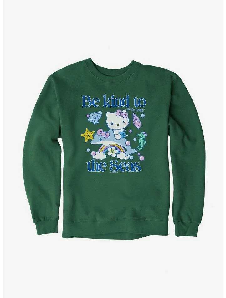 New ๐ Hello Kitty Be Kind To The Seas Sweatshirt ๐ 4 New ๐ Hello Kitty Be Kind To The Seas Sweatshirt ๐ - Image 2