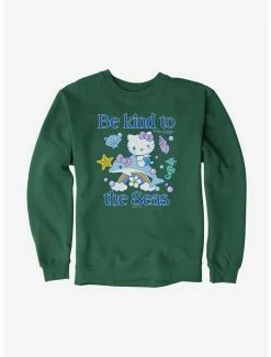 New 😉 Hello Kitty Be Kind To The Seas Sweatshirt 👏