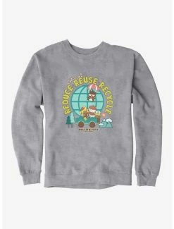Buy ✔️ Hello Kitty & Friends Earth Day Reduce, Reuse, Recycle Sweatshirt 🔥 -Cheap Sanrio Store 18921666 hi