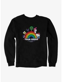 Top 10 🥰 Hello Kitty & Friends Earth Day Team Green Sweatshirt 🤩 -Cheap Sanrio Store 18921701 hi