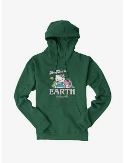 Buy 🧨 Hello Kitty Be Kind To The Earth Hoodie ✨ -Cheap Sanrio Store 18921771 hi