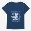 Coupon 😀 Hello Kitty Be Kind To The Seas 👧 Girls T-Shirt Plus Size 🌟 -Cheap Sanrio Store 18922099 hi