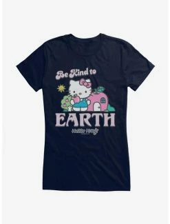 Best Pirce ✔️ Hello Kitty Be Kind To The Earth 👧 Girls T-Shirt 👍 -Cheap Sanrio Store 18922220 hi