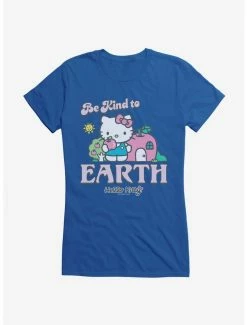 Best Pirce ✔️ Hello Kitty Be Kind To The Earth 👧 Girls T-Shirt 👍