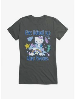 Best reviews of ⌛ Hello Kitty Be Kind To The Seas 👧 Girls T-Shirt ⭐ -Cheap Sanrio Store 18922255 hi