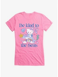 Best reviews of ⌛ Hello Kitty Be Kind To The Seas 👧 Girls T-Shirt ⭐