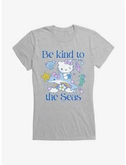 Best reviews of ⌛ Hello Kitty Be Kind To The Seas 👧 Girls T-Shirt ⭐ -Cheap Sanrio Store 18922269 hi
