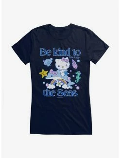 Best reviews of ⌛ Hello Kitty Be Kind To The Seas 👧 Girls T-Shirt ⭐ -Cheap Sanrio Store 18922276 hi