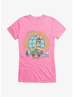 Best reviews of 😍 Hello Kitty & Friends Earth Day Reduce, Reuse, Recycle 👧 Girls T-Shirt ✔️ -Cheap Sanrio Store 18922318 hi