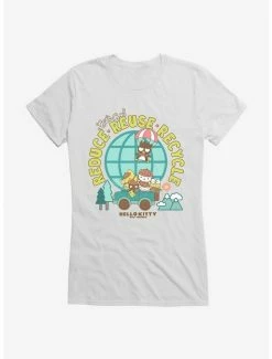 Best reviews of 😍 Hello Kitty & Friends Earth Day Reduce, Reuse, Recycle 👧 Girls T-Shirt ✔️ -Cheap Sanrio Store 18922353 hi