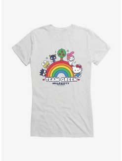 Brand new 😍 Hello Kitty & Friends Earth Day Team Green 👧 Girls T-Shirt ⭐ -Cheap Sanrio Store 18922409 hi