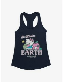 Hot Sale 👍 Hello Kitty Be Kind To The Earth 👧 Girls Tank 😉 -Cheap Sanrio Store 18922521 hi