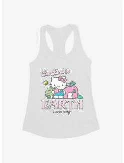 Hot Sale 👍 Hello Kitty Be Kind To The Earth 👧 Girls Tank 😉 -Cheap Sanrio Store 18922542 hi