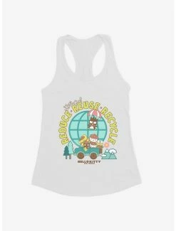 Best deal 🧨 Hello Kitty & Friends Earth Day Reduce, Reuse, Recycle 👧 Girls Tank 🧨 -Cheap Sanrio Store 18922654 hi