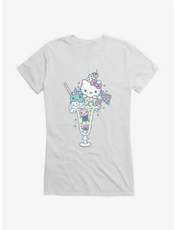 Budget 😍 Hello Kitty Kawaii Vacation Milkshake Dreams 👧 Girls T-Shirt 🥰 -Cheap Sanrio Store 18923903 hi