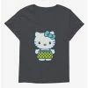 Deals 🧨 Hello Kitty Kawaii Vacation Pineapple Outfit 👧 Girls T-Shirt Plus Size 🔔 -Cheap Sanrio Store 18925074 hi