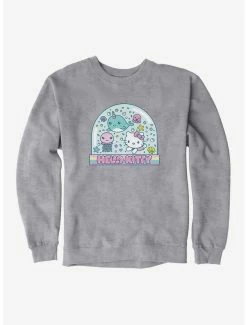 Hot Sale ๐ Hello Kitty Kawaii Vacation Snow Globe Sweatshirt ๐งจ