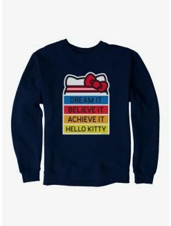Cheapest 👏 Hello Kitty Dream It Believe It Achieve It Sweatshirt 🛒 9 Cheapest 👏 Hello Kitty Dream It Believe It Achieve It Sweatshirt 🛒 -Cheap Sanrio Store 18942303 hi