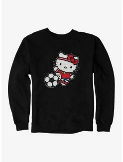 Discount 💯 Hello Kitty Soccer Kick Sweatshirt 😀 -Cheap Sanrio Store 18942352 hi