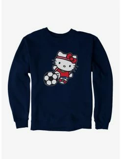 Discount 💯 Hello Kitty Soccer Kick Sweatshirt 😀 -Cheap Sanrio Store 18942373 hi