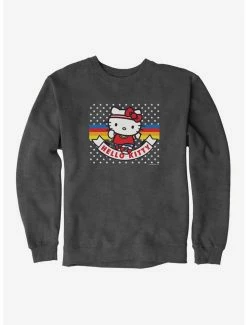 Coupon 💯 Hello Kitty Sports & Dots Sweatshirt 🛒 -Cheap Sanrio Store 18942429 hi 1
