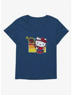 Brand new 🎁 Hello Kitty Color Tennis Serve 👧 Girls T-Shirt Plus Size 😍 -Cheap Sanrio Store 18943249 hi