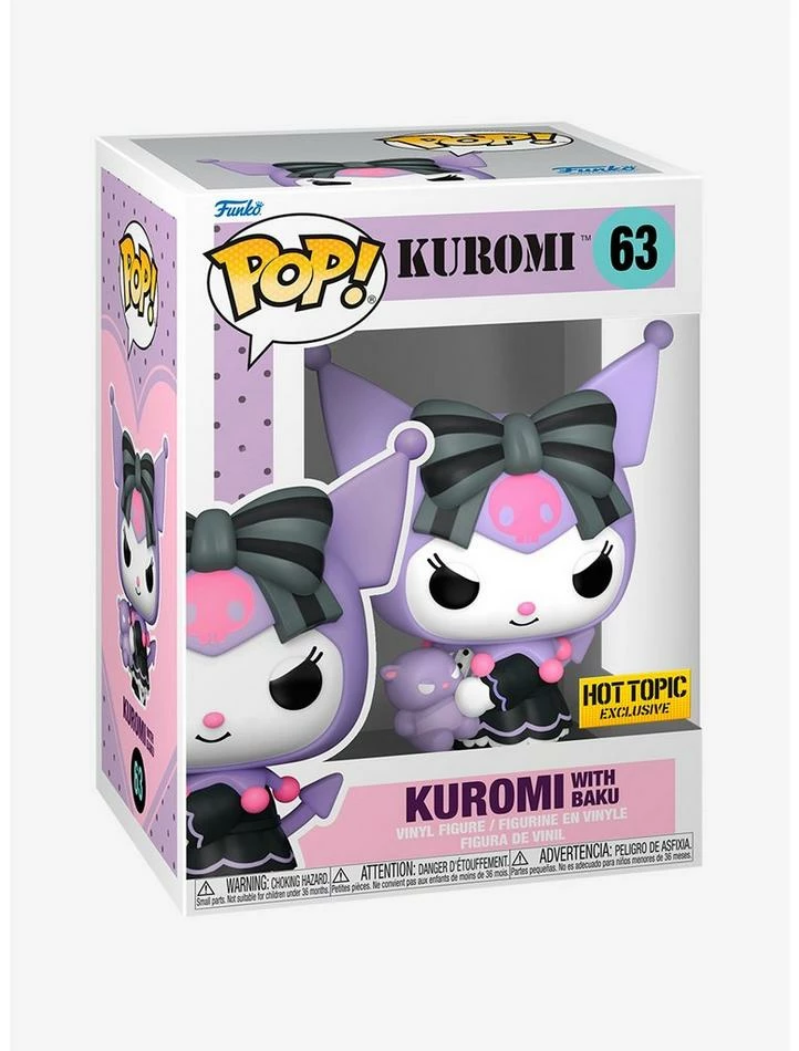 Brand new 🌟 Funko Sanrio Pop! Kuromi (With Baku) Vinyl Figure Hot Topic Exclusive 🔔 3 Brand new 🌟 Funko Sanrio Pop! Kuromi (With Baku) Vinyl Figure Hot Topic Exclusive 🔔 - Image 2