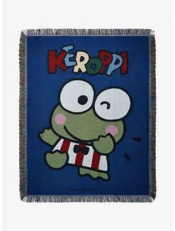 Outlet 🧨 Keroppi Wave Tapestry Throw Blanket ✔️