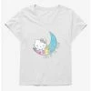 Cheapest 🌟 Hello Kitty Love By The Moon 👧 Girls T-Shirt Plus Size 🤩 -Cheap Sanrio Store 18964883 hi