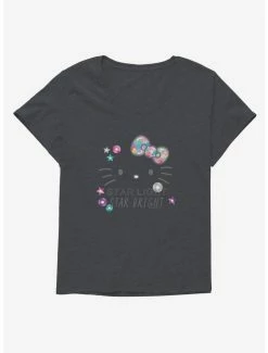 Buy 🔔 Hello Kitty Star Light Star Bright 👧 Girls T-Shirt Plus Size ❤️