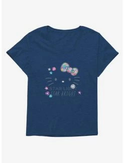 Buy 🔔 Hello Kitty Star Light Star Bright 👧 Girls T-Shirt Plus Size ❤️ -Cheap Sanrio Store 18964910 hi