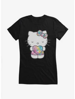 Brand new 💯 Hello Kitty Starshine Heart 👧 Girls T-Shirt 👏 -Cheap Sanrio Store 18965291 hi