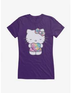 Brand new 💯 Hello Kitty Starshine Heart 👧 Girls T-Shirt 👏 -Cheap Sanrio Store 18965326 hi