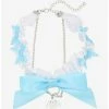 Brand new 🤩 Cinnamoroll Ruffle Bow Choker 👍 -Cheap Sanrio Store 19049683 hi
