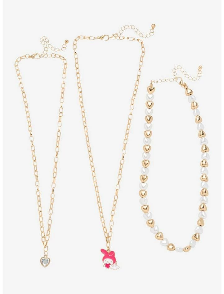 Coupon 🧨 My Melody Heart Charm Necklace Set 🥰 4 Coupon 🧨 My Melody Heart Charm Necklace Set 🥰 - Image 2