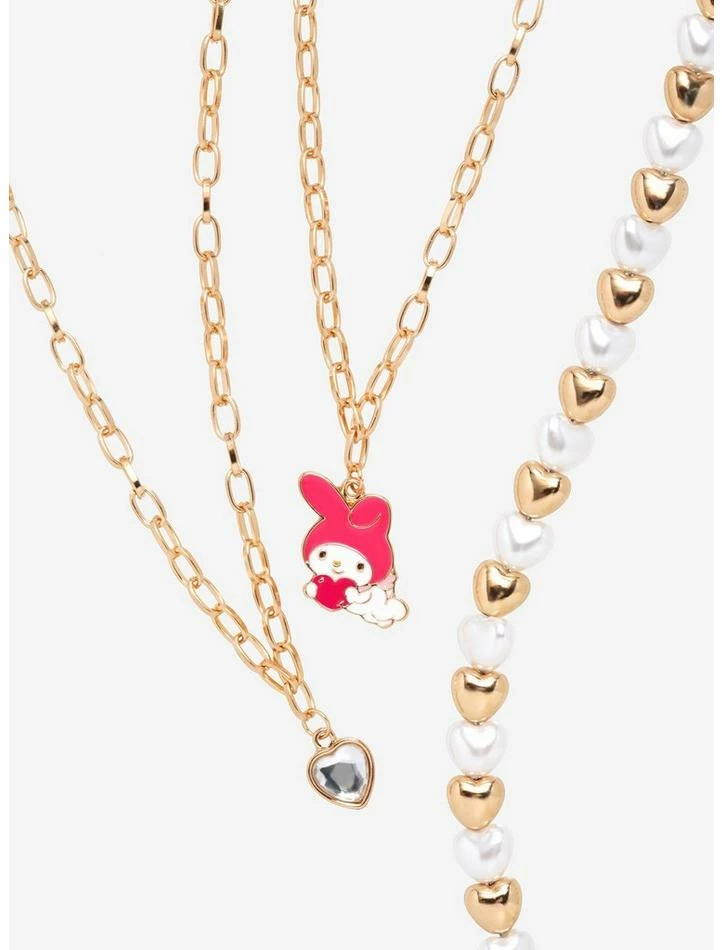 Coupon 🧨 My Melody Heart Charm Necklace Set 🥰 3 Coupon 🧨 My Melody Heart Charm Necklace Set 🥰