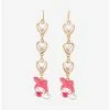Best reviews of 😍 My Melody Heart Pearl Drop Earrings 🔥