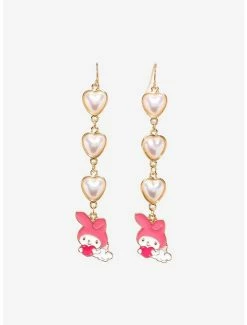 Best reviews of 😍 My Melody Heart Pearl Drop Earrings 🔥