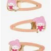Deals 💯 My Melody Heart Glitter Hair Clip Set ⭐