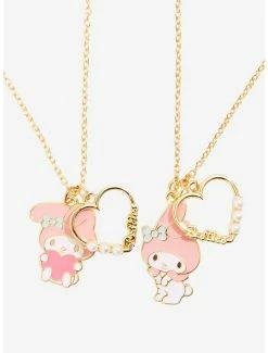 Hot Sale 🔥 My Melody Heart Best Friend Necklace Set ❤️