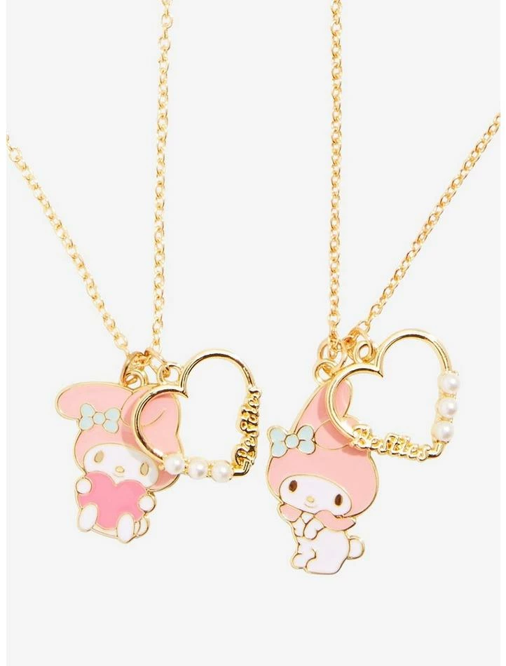 Hot Sale 🔥 My Melody Heart Best Friend Necklace Set ❤️ 3 Hot Sale 🔥 My Melody Heart Best Friend Necklace Set ❤️