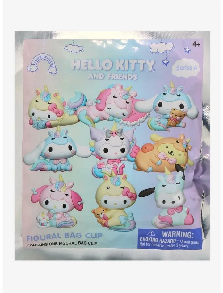 Wholesale 👏 Hello Kitty And Friends Series 4 Unicorn Blind Bag Key Chain 🔔 5 Wholesale 👏 Hello Kitty And Friends Series 4 Unicorn Blind Bag Key Chain 🔔 - Image 3