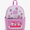 New ✔️ Loungefly My Melody & Kuromi Slumber Party Mini 🎒 Backpack ⭐ -Cheap Sanrio Store 19150522 hi